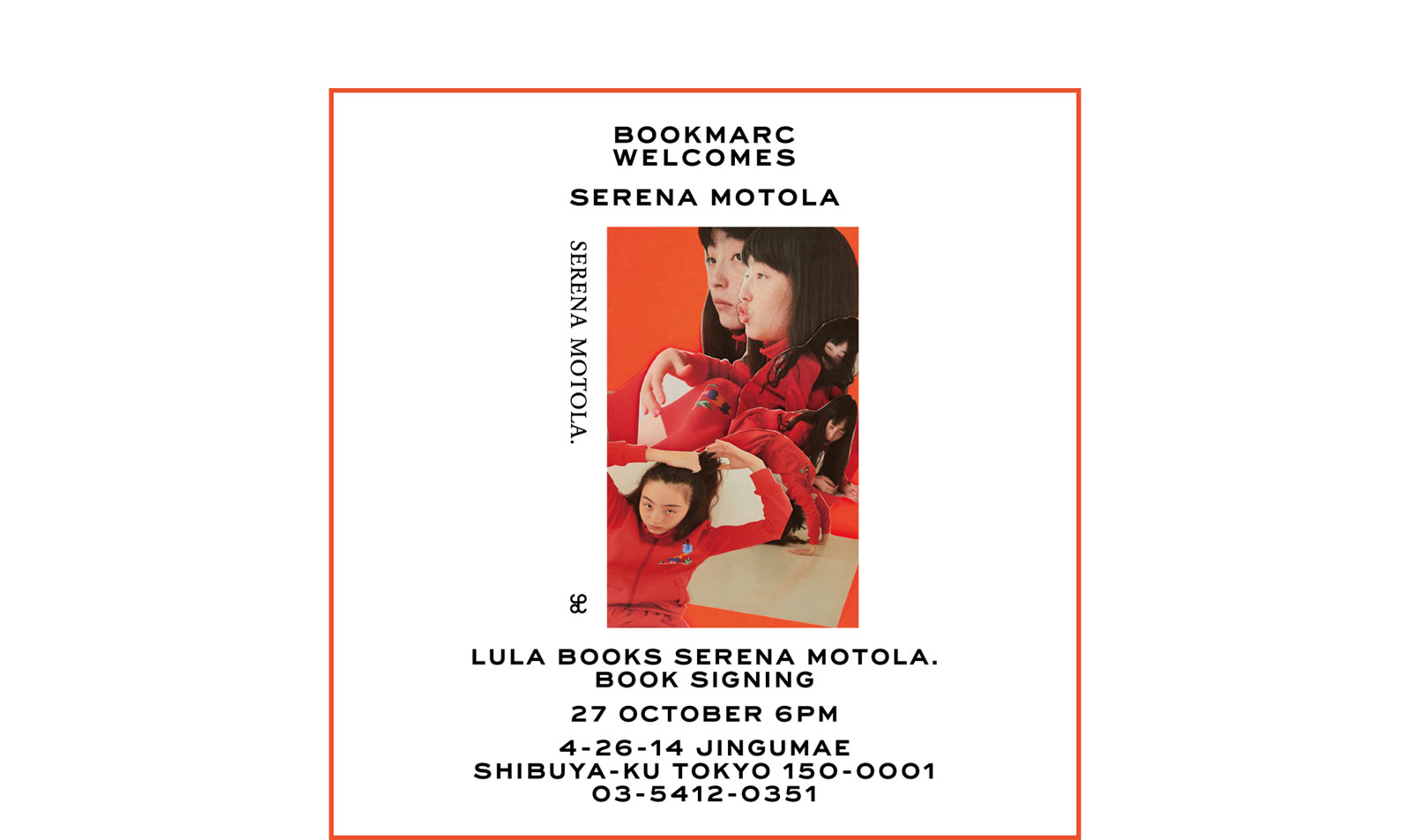 Lula BOOKS｜“SERENA MOTOLA.” Book Signing