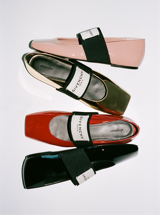 GIVENCHY Sliced Square Ballerina